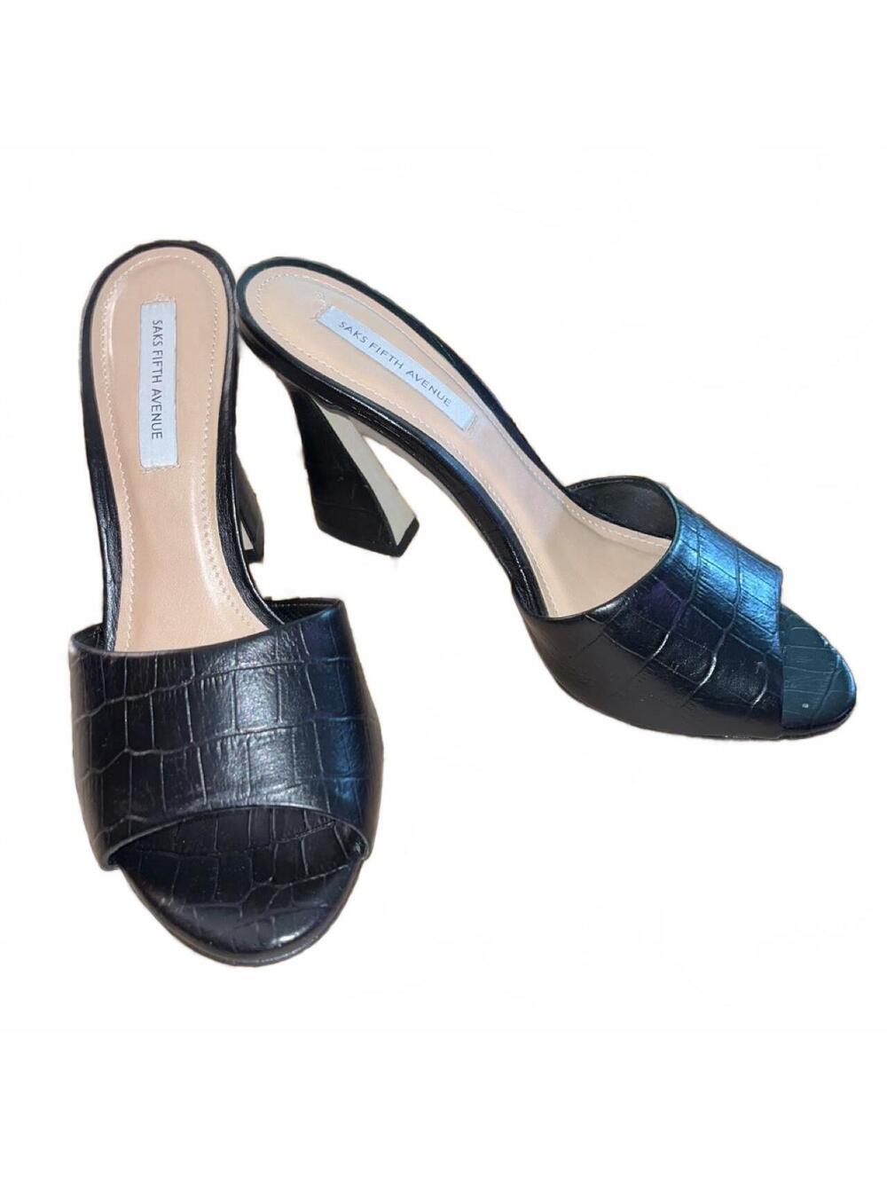 Saks Fifth Avenue mule heels size 8